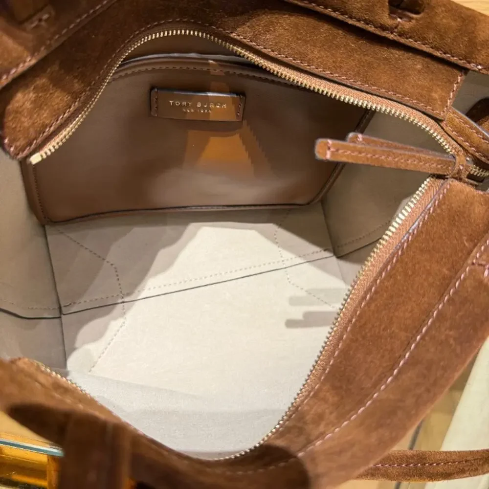 NEW‼️Tory Burch Thea Suede Small Tote 188918 $550
